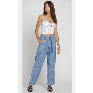 Volcom Women's Size 14w Sunday Strut High Rise Loose Fit Pants